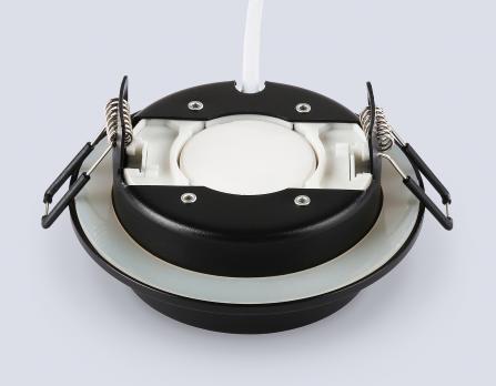 Светильник встраиваемый TN6735 BK черный IP44 GX53 D110*57 Ambrella light