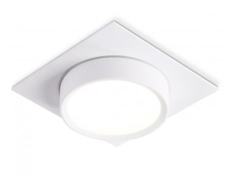 Светильник встраиваемый TN6737 WH белый IP44 GX53 110*110*57 Ambrella light