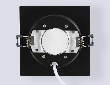 Светильник встраиваемый TN6739 BK черный IP44 GX53 110*110*57 Ambrella light