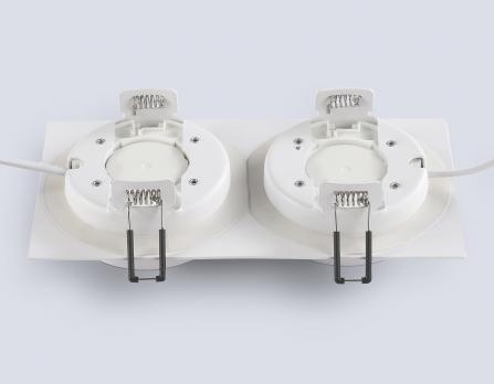 Светильник встраиваемый TN6741/2 WH белый IP44 GX53/2 210*110*57 Ambrella light