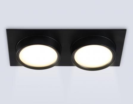 Светильник встраиваемый TN6743/2 BK черный IP44 GX53/2 210*110*57 Ambrella light