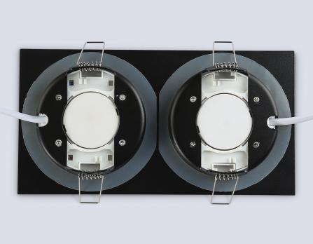 Светильник встраиваемый TN6743/2 BK черный IP44 GX53/2 210*110*57 Ambrella light