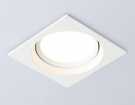 Светильник встраиваемый поворотный TN52232 WH белый IP20 GX53 110*110*44 Ambrella light