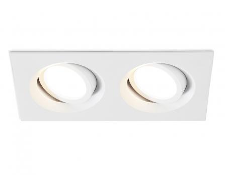 Светильник встраиваемый поворотный TN102745/2 WH белый IP20 GU5.3/2 180*95*25 Ambrella light