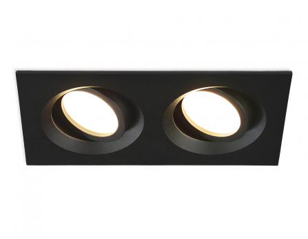 Светильник встраиваемый поворотный TN102746/2 BK черный IP20 GU5.3/2 180*95*25 Ambrella light