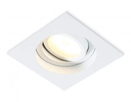 Светильник встраиваемый поворотный TN102757 WH белый IP20 GU5.3 100*100*32 Ambrella light