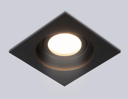 Светильник встраиваемый поворотный TN102758 BK черный IP20 GU5.3 100*100*32 Ambrella light