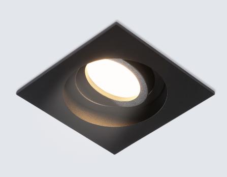 Светильник встраиваемый поворотный TN102758 BK черный IP20 GU5.3 100*100*32 Ambrella light