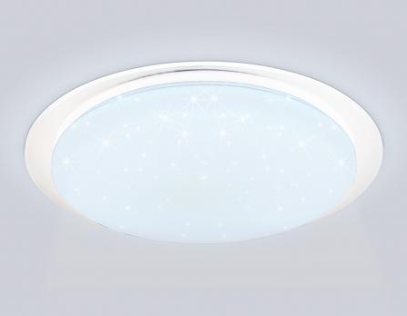Светильник светодиодный RGB с пультом FZ770 WH белый IP20 42W 3000-6500K+RGB 450*55 (ПДУ ИК) Ambrella light