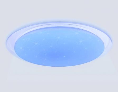 Светильник светодиодный RGB с пультом FZ780 WH белый IP20 60W 3000-6500K+RGB 570*55 (ПДУ ИК) Ambrella light