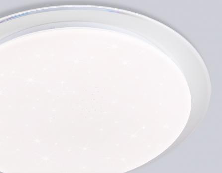 Светильник светодиодный RGB с пультом FZ780 WH белый IP20 60W 3000-6500K+RGB 570*55 (ПДУ ИК) Ambrella light
