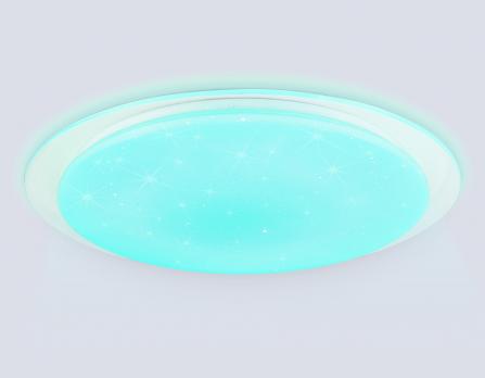Светильник светодиодный RGB с пультом FZ780 WH белый IP20 60W 3000-6500K+RGB 570*55 (ПДУ ИК) Ambrella light