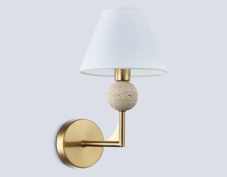Светильник настенный LH75165 BS/FR латунь/белый матовый E14 max 40W 240*170*300 Ambrella light