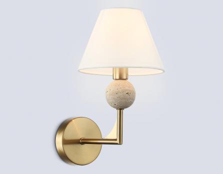 Светильник настенный LH75165 BS/FR латунь/белый матовый E14 max 40W 240*170*300 Ambrella light