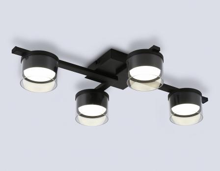 Светильник потолочный FL51665/4 BK/CL черный/прозрачный GX53/4 547*330*105 Ambrella light