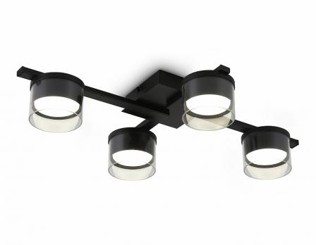 Светильник потолочный FL51665/4 BK/CL черный/прозрачный GX53/4 547*330*105 Ambrella light