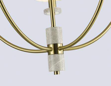 Светильник на штанге LH75351/5 SB/WH бронза/белый E14*5 max 40W D630*780 Ambrella light