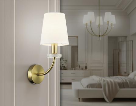 Светильник настенный LH75359 SB/WH бронза/белый E14 max 40W 140*205*350 Ambrella light