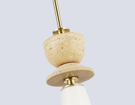 Светильник подвесной LH75365 GD/WH золото/белый G9 max 28W D70*1490 Ambrella light