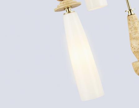 Светильник подвесной LH75367/3 GD/WH золото/белый G9*3 max 28W D270*1500 Ambrella light