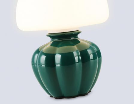 Светильник настольный LH53249 GN/WH зеленый/белый G9 max 28W D165*220 Ambrella light
