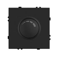 Выключатель диммирующий (механизм), STEKKER, 250В, 500W, серия Эмили, RSW10-5106-05, черный уголь, soft touch