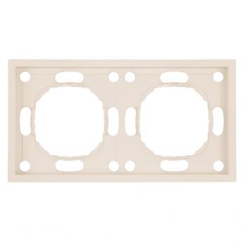 Рамка STEKKER, PFR00-5002-08 2-местная, серия Эмили, кашемир, soft touch