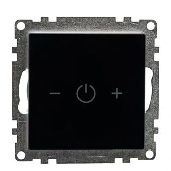 Выключатель диммирующий сенсорный (механизм) 250В, 150W, серия Катрин, черный