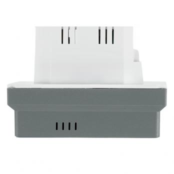 Терморегулятор Wi-Fi (механизм), STEKKER, 250В, 3500Вт, серия Эмили, RSW00-5119-10, платиново-серый, soft touch