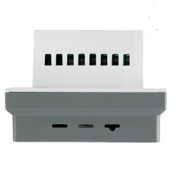 Терморегулятор Wi-Fi (механизм), STEKKER, 250В, 3500Вт, серия Эмили, RSW00-5119-10, платиново-серый, soft touch