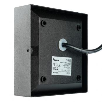 Светодиодный светильник Feron DH204-1 накладной 5W 4000K, IP65, черный