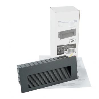 Светодиодный светильник Feron LN012-1 встраиваемый 5W 4000K, IP65, черный
