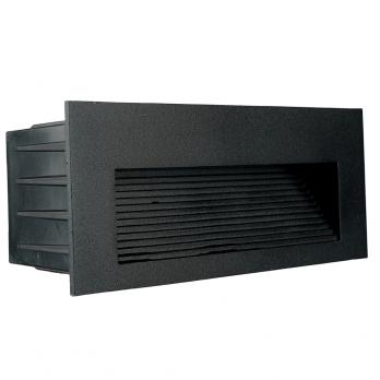 Светодиодный светильник Feron LN012-1 встраиваемый 5W 4000K, IP65, черный