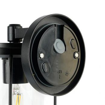 Светильник садово-парковый Feron PL791  на стену вниз 40W 220-240V E27, черный