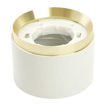 Светильник потолочный Feron Barrel DUET HL459  12W, 230V,GX53, белый + золото IP20