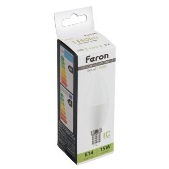 Лампа светодиодная Feron LB-980 Свеча E14 15W 175-265V 4000K