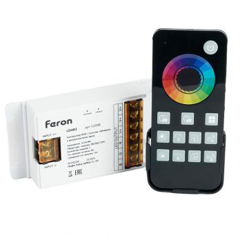 LD483 Контроллер RGB с пультом, таймером и визуализатором звука, 12-24-48V