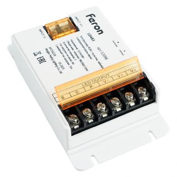 LD483 Контроллер RGB с пультом, таймером и визуализатором звука, 12-24-48V