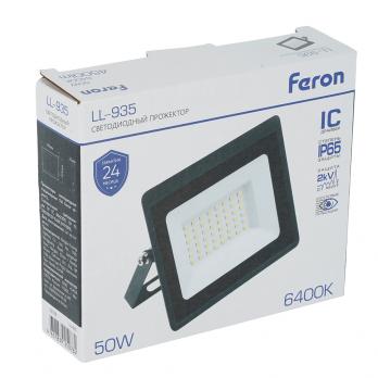 Светодиодный прожектор Feron LL-935 IP65 50W 6400K