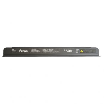 Трансформатор  для светодиодной ленты с диммированием 200W 24V IP20 , клипсы, LB006