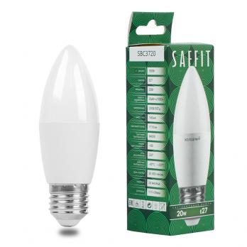 Лампа светодиодная SAFFIT SBC3720 Свеча E27 20W 230V 6400K