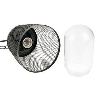 Светильник садово-парковый Feron PL805 на стену вниз 100W 230V E27, черный 53396
