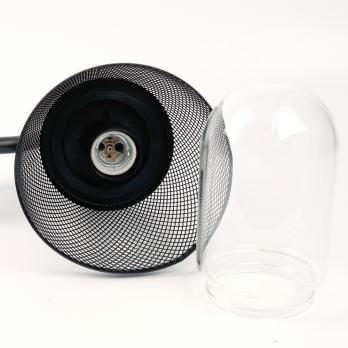 Светильник садово-парковый Feron PL801 на стену вниз 100W 230V E27, черный 53395