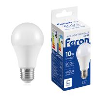 Лампа светодиодная Feron LB-92 Шар E27 10W 4000K