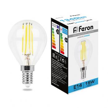 Лампа светодиодная Feron LB-515 Шарик E14 15W 6400K