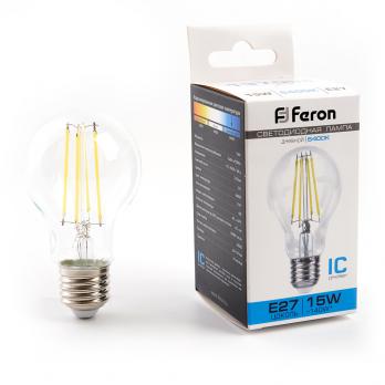 Лампа светодиодная Feron LB-615 Шар E27 15W 6400K