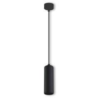 Светильник потолочный Feron ML1842 Barrel ECHO levitation MR16 35W, 230V, GU10, чёрный, с антибликовой сеточкой, на подвесе 1,7