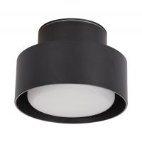 Светильник потолочный Feron HL367 Barrel AURA 12W, 230V, GX53, чёрный IP44