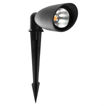 Светодиодный светильник тротуарный (грунтовый) Feron SP2701, 5W, AC/DC 12-24V, низковольтный, 3000К, черный, IP65