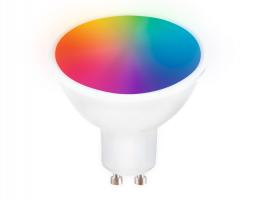 Светодиодная лампа MR16 с голосовым управлением и RGB подсветкой 207500 Smart LED MR16 5W+RGB 3000K-6400K 220-240V Ambrella light